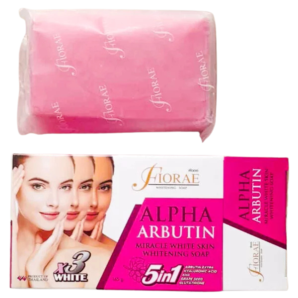 FIORAE Alpha Arbutin Miracle Whitening Soap - 165g