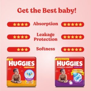 Huggies Complete Comfort Dry Pants Baby Diapers - Image 4