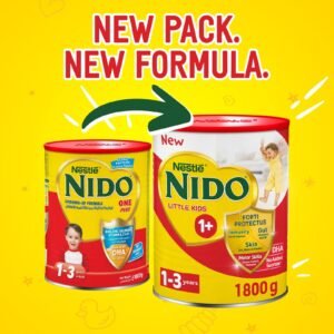 Nestle NIDO One Plus Growing Up Formula for Toddlers (1-3 Years), 1800g – Nutritional Milk Powder - Image 3