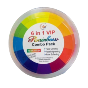 Rainbow 6- in-1 VIP Facial Kit Combo Pack